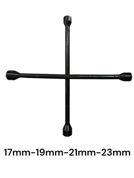 Çelik Bijon Anahtarı Siyah 4'lü 17x19x21x23mm - 2