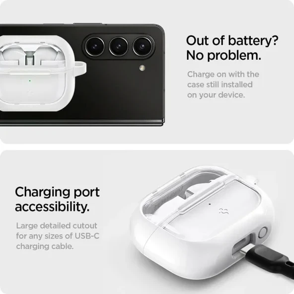 Spigen Ultra Hybrid Samsung Galaxy Buds3 Pro/Buds 3 Koruyucu Kılıf - 8