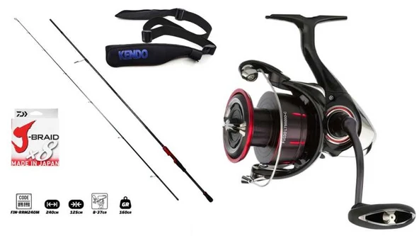 Fujin Red Romeo 270cm 8-37gr & Daiwa Fuego 23LT 4000CP Spin Seti
