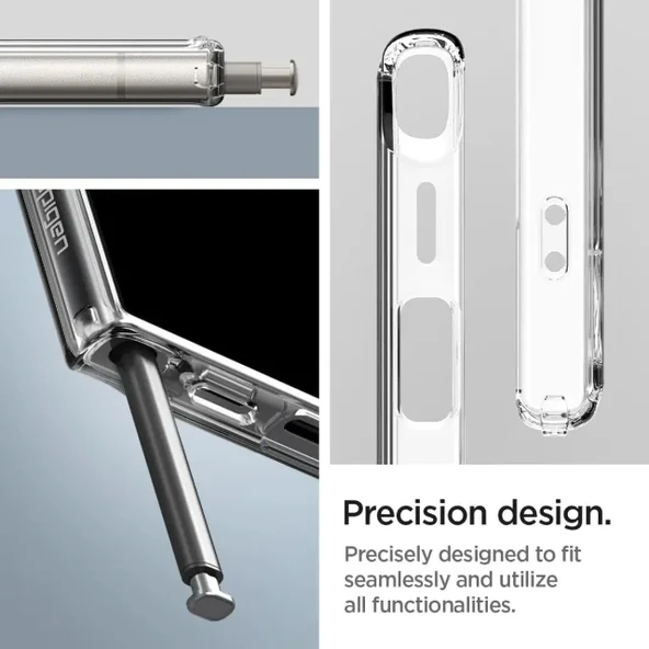 Spigen Ultra Hybrid Designed for Galaxy S24 Ultra Kılıfı Crystal Clear - 7