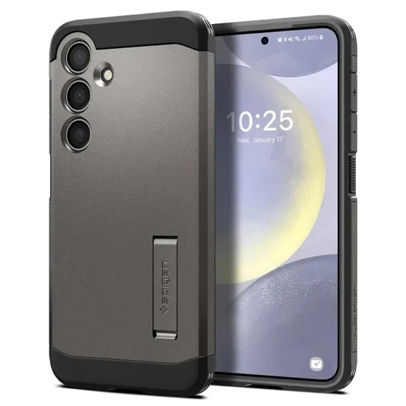 Spigen Tough Armor Designed for Galaxy S24 Plus Kılıfı (2024) Gunmetal