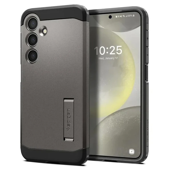Spigen Tough Armor Designed for Galaxy S24 Kılıfı (2024) Gunmetal