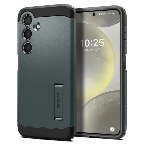 Spigen Tough Armor Designed for Galaxy S24 Kılıfı (2024) Abyss Yeşil