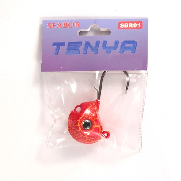 Seabor Tenya 80gr Jig Head Renk : Pink UV - Resim 3