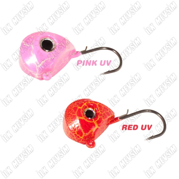 Seabor Tenya 80gr Jig Head Renk : Pink UV - Resim 2