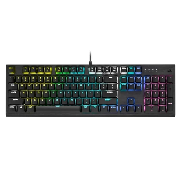 Corsair K60 RGB Pro SE Mechanical Oyuncu Klavyesi K60 RGB Pro Low Profile	 CHERRY LP