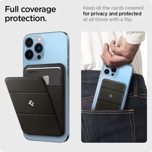 Spigen iphone 15/14/13 Smart Fold (MagFit) Magnetic Cüzdan Kart Cüzdan - 5
