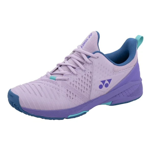 Yonex Sonicage 3 Toprak & Sert Kort Mor Kadın Tenis Ayakkabısı