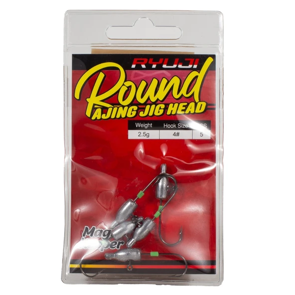 Ryuji Round Ajing #6 Jig Head Ağırlık (gr) : 2,5gr - Resim 2