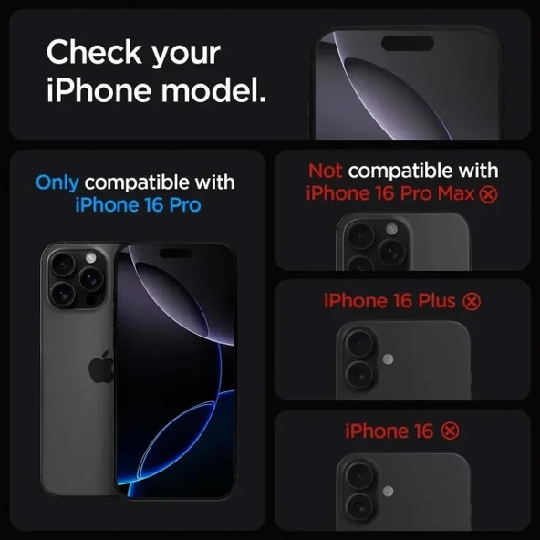 Spigen Temperli Cam Ekran Koruyucu [GlasTR EZ FIT - Privacy] iPhone 15 Plus - 2