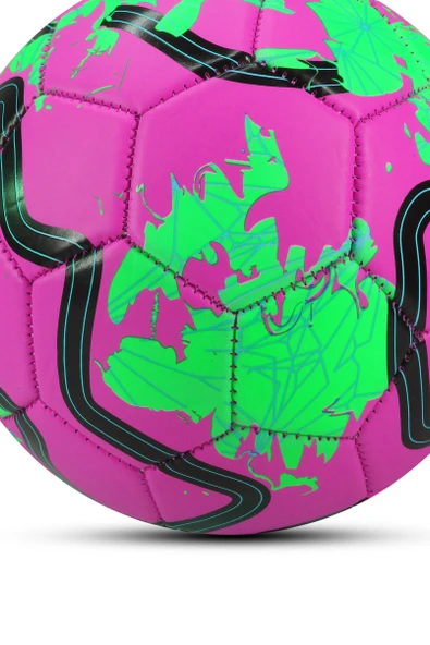 Hentbol Topu Renkli Yıldırım Soft Katmanlı Çocuk Mini Futbol Topu No:1 İç Mekan Minik Top F77 - 8