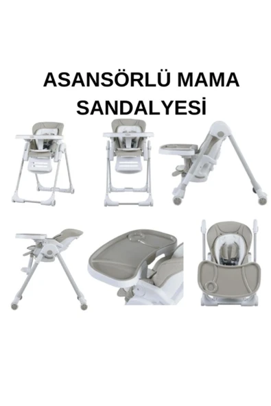 Çeyiz Seti Bebek Arabası Puset  Anne Yanı Beşik  Asansörlü Mama Sandalyesi Yürüteç Hamak Beşik - 4