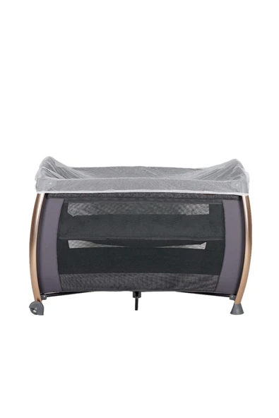 Poky Panama Oyun Parkı Bebek Park Yatak 76x110 Cm Yatak Grı-8038 Yeni Sezon - 3
