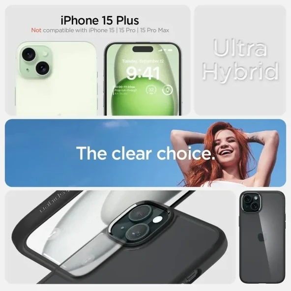 Spigen Ultra Hybrid iPhone 15 Plus Kılıf (2023) - 6