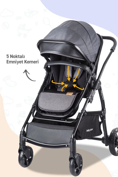 Bc 315 - Safari Pro Travel Sistem Bebek Arabası ( Kahverengi? ) - 4