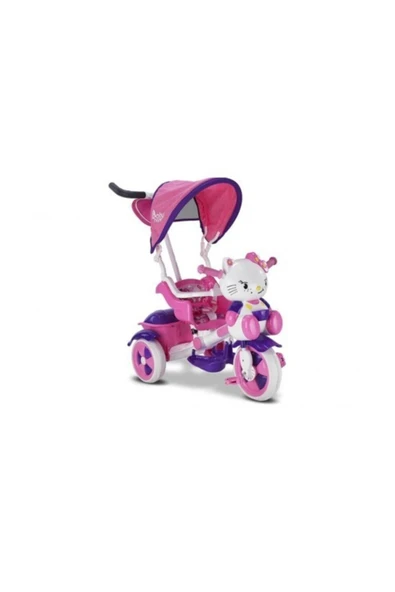 135 Kety Üç Teker Itmeli Bisiklet Hello Kitty 3 Tekerli Bisiklet Ketty - 1