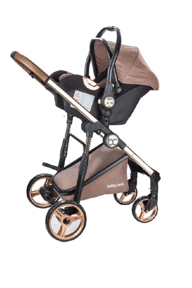 Bc 440 Colorado Chrome Travel Sistem Bebek Arabası Kahve - 3
