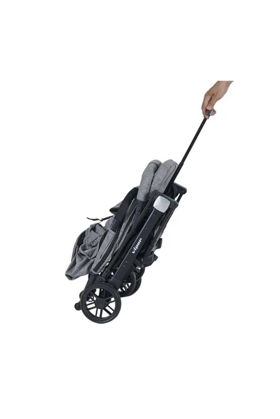 Sunny Baby Travel Sistem Kabin Boy Tek Elle Katlanabilir Hafif Bebek Arabası - 4