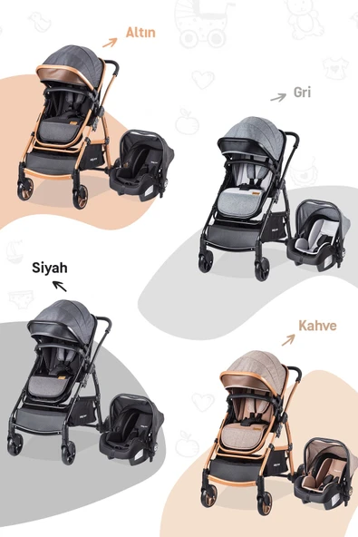 Bc 315 - Safari Pro Travel Sistem Bebek Arabası ( Kahverengi? ) - 2