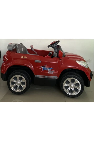 Kırmızı 605k Tx-5 Sport 12 Volt Uzaktan Kumandalı Akülü Araba - 5