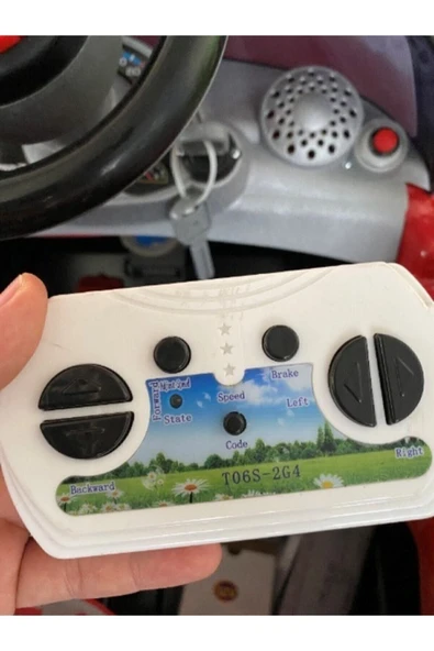 Kırmızı 605k Tx-5 Sport 12 Volt Uzaktan Kumandalı Akülü Araba - 7