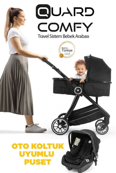 Luxury Süspansiyonlu Travel Sistem Bebek Arabası " Taşıma Puset" - 8