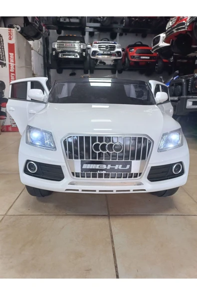 Audi Q-Suv! 12V, Uzaktan Kumandali, Çift Motor, Bluetooth ile Müzik Keyfi, Deri Koltuk - 3