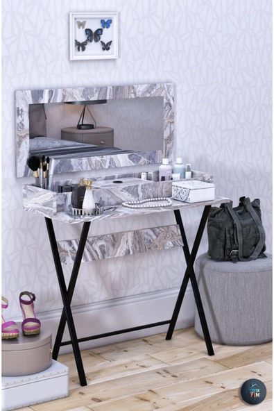 Stilvoll Aynalı Makyaj Masası - 9
