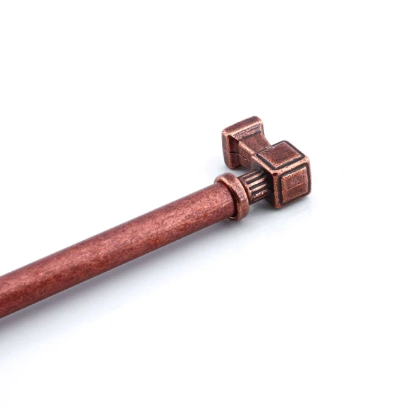 Talas Çizgili Antik Bakır Metal Kulp 160 mm 16 cm Mobilya Çekmece Mutfak Dolabı Dolap Kulpları Kulbu Kulpu - Resim 5