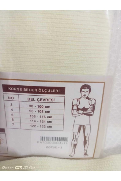 Unisex Yün Bel Korsesi - 2
