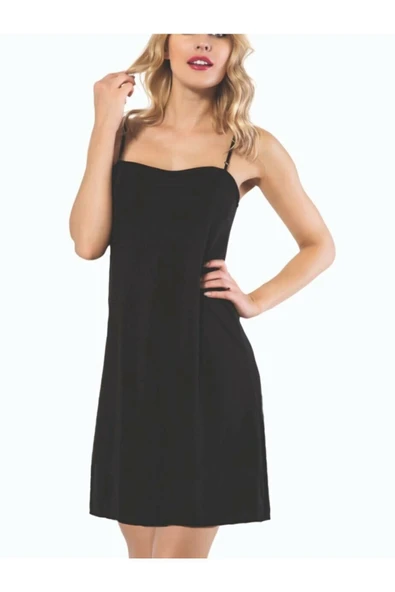 Kadın Elbise Jipon Astar Ip Askılı Kombinezon