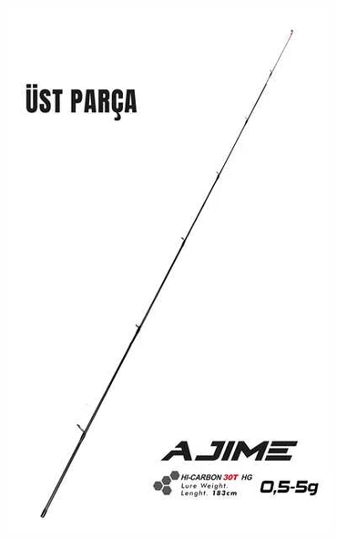 Fujin Ajime 183cm 05-5gr LRF Kamışı #1 Üst Parça