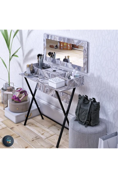 Stilvoll Aynalı Makyaj Masası - 11