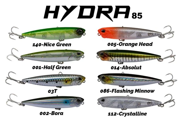 Fujin Hydra 85mm 10gr Su Üstü Maket Balık - Resim 2