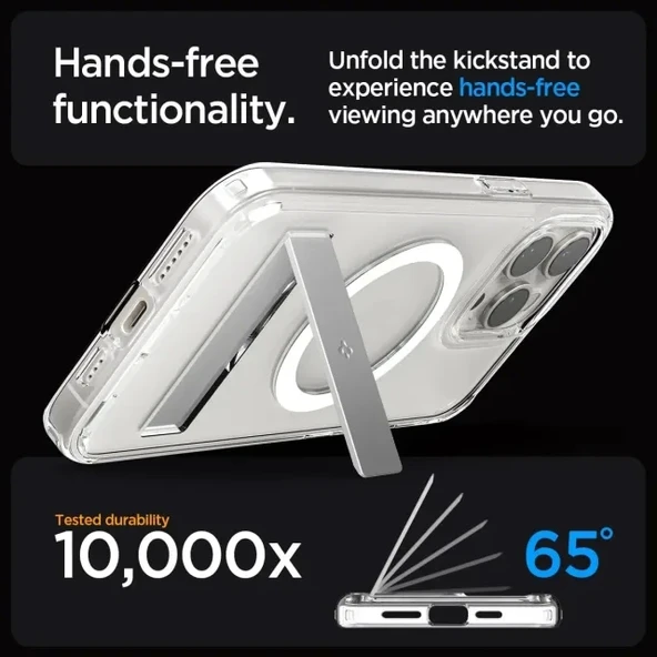 Spigen Magnetic Ultra Hybrid S MagFit iPhone 15 Pro Max Kılıf - 3
