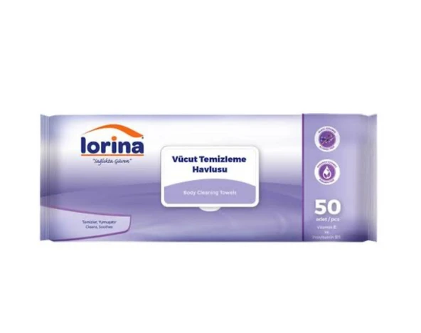 Lorina Perine Ve Vücut Bölgesi Temizleme Havlusu 50 Li 10 Paket - 2