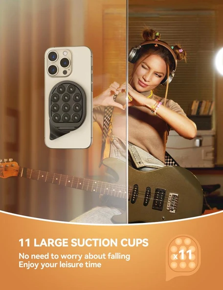 Joyroom ZS418 MagSafe Uyumlu Vantuzlu Stantlı Çok Amaçlı Telefon Tutucu - 2