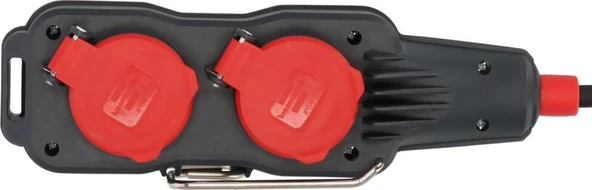Brennenstuhl Profesyonel Powerblock Serisi IP54 Lisanslı Asma Aparatlı 4 Soketli 15 Metre Kablolu Seyyar Uzatma Priz H07RN-F 3G1.5 - 6