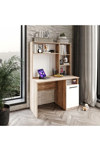 Afilli Ildır Çocuk Odası Takımı Tamamı Mdf Flora Beyaz Aynalı - 3