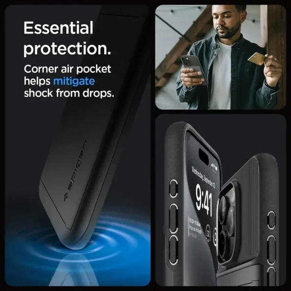 Spigen iPhone 15 Pro Slim Armor CS Kılıf (2023) - 5
