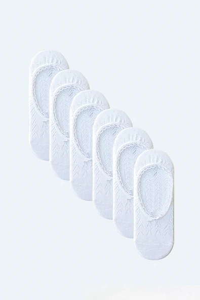 6'lı Dantelli Babet Çorap - Resim 2