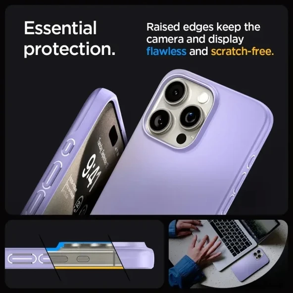 Spigen iPhone 15 Pro Thin Fit Kılıf (2023) - 5