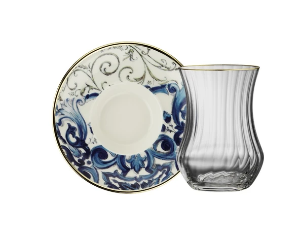 Sandro Moreno 1898 Victoria Optik 12 Parça 6 Kişilik Çay Seti 110 Ml Ar263815