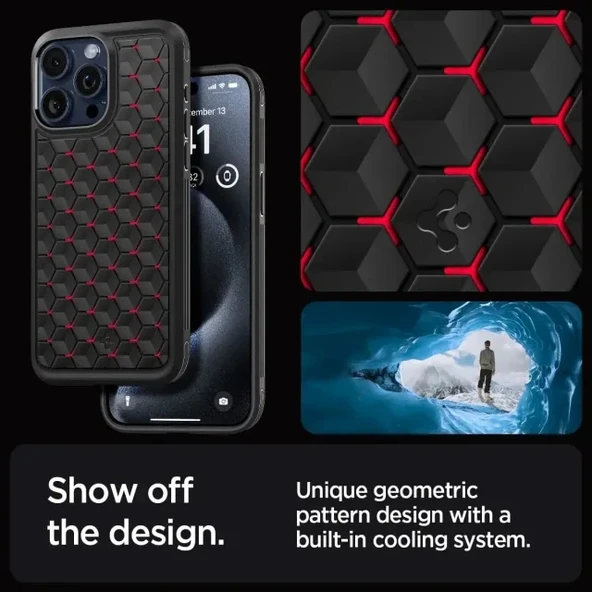 Spigen iPhone 15 Pro Max Cryo Armor [Military-Grade Protection] Kılıf - 4