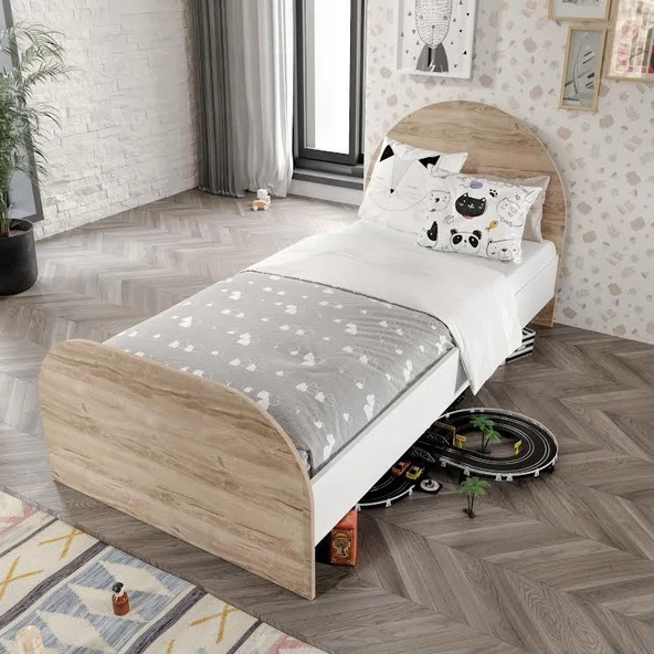 Afilli Ildır Cocuk Odası Takımı Tamamı Mdf Flora Ve Beyaz - Resim 5