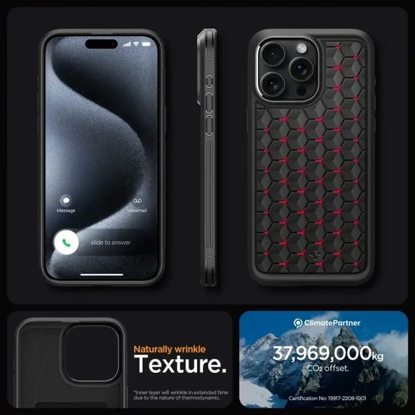 Spigen iPhone 15 Pro Max Cryo Armor [Military-Grade Protection] Kılıf - 7