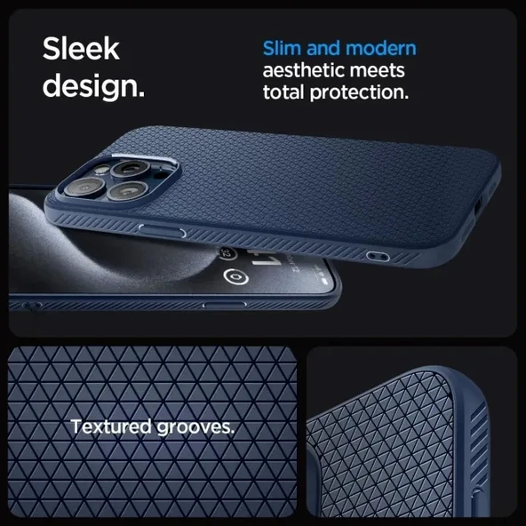 Spigen iPhone 15 Pro Liquid Air Armor  Kılıf(2023) - 3