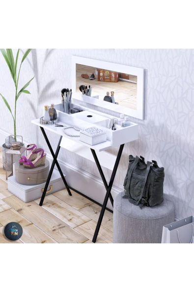 Stilvoll Aynalı Makyaj Masası - 3