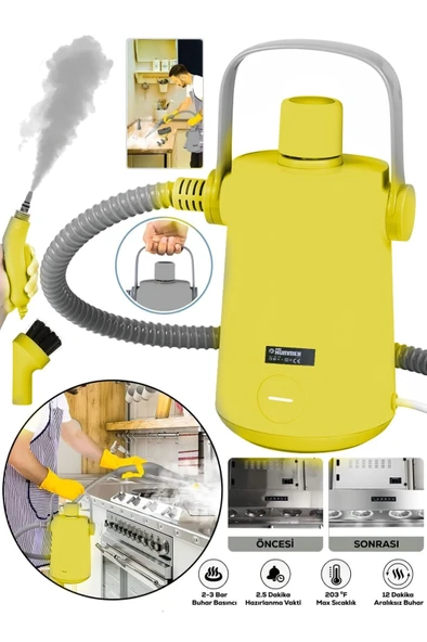Prohummer EasyFix Series Profesyonel Buharlı Temizleyici Buharlı Temizlik Makinesi  PHh231 - 3