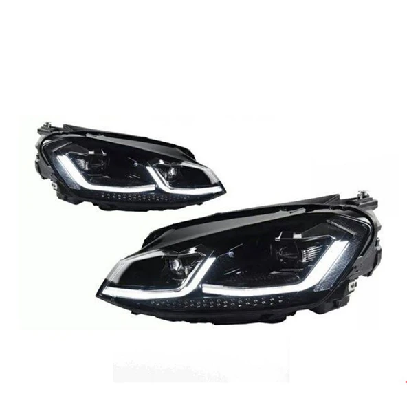 - ÖN FAR SET ( J DİZAYN LED ) GOLF 7.5 2017- İTHAL